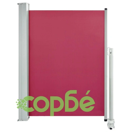 Прибираща се странична тента, 100х300 см, червена ➤ топ цена ➤ sorbe.bg