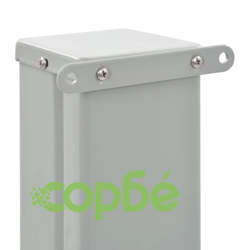 Прибираща се дворна странична тента, 80x300 см, синя ➤ топ цена ➤ sorbe.bg