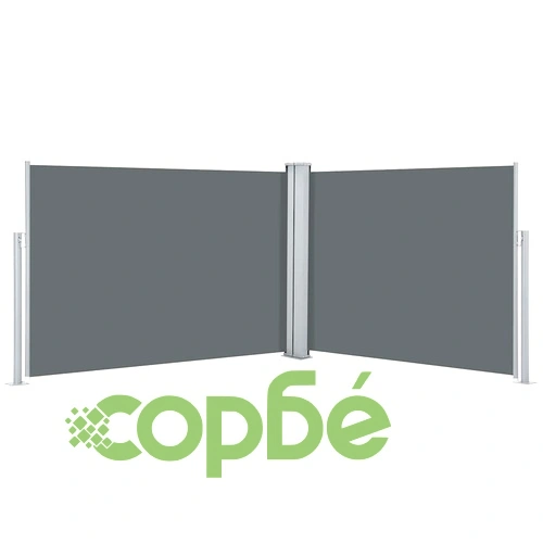 Прибираща се странична тента, антрацит, 100x1000 см ➤ топ цена ➤ sorbe.bg