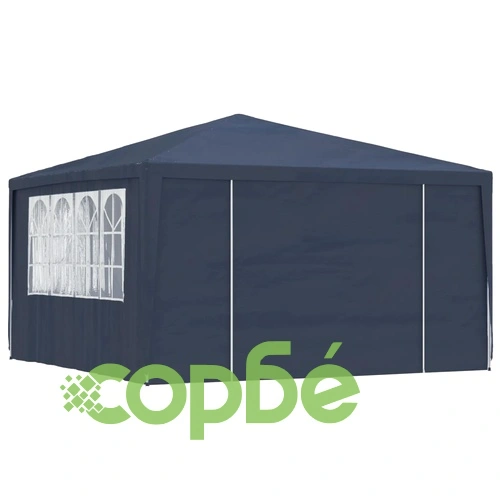Професионална парти шатра със стени 4x4 м синя 90 г/м² на топ цена от sorbe.bg Професионална парти шатра със стени 4x4 м синя 90 г/м² ➤ топ цена ➤ sorbe.bg