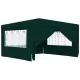 Професионална парти шатра със стени 4х4 м зелена 90 г/кв.м.
