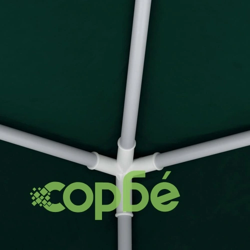 Професионална парти шатра със стени 4x6 м зелена 90 г/м² ➤ топ цена ➤ sorbe.bg