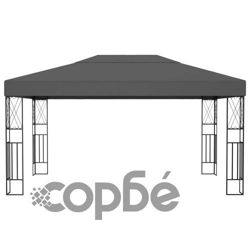 Шатра, 3х4 м, антрацит, плат  ➤ топ цена ➤ sorbe.bg