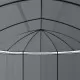 Градинска шатра със завеси, 520x349x255 см, антрацит