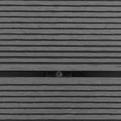 Градинско душ корито, WPC, неръждаема стомана, 80x62 см, сиво