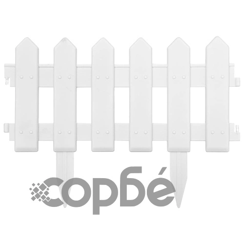 Кантове за тревни площи, 25 бр, бели, 10 м, PP ➤ топ цена ➤ sorbe.bg