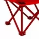 Детски градински столове, 2 бр, червени, текстил