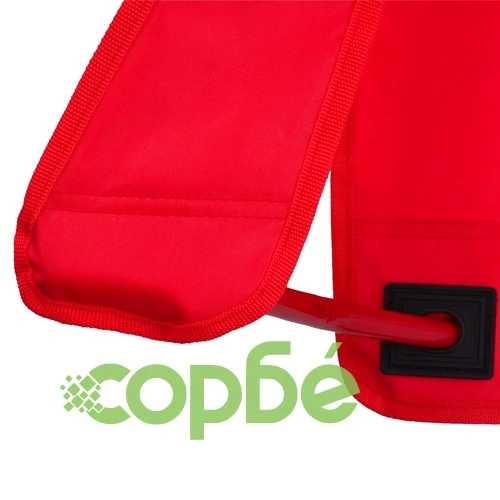 Детски градински столове, 2 бр, червени, текстил ➤ топ цена ➤ sorbe.bg