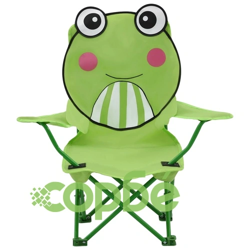 Детски градински столове, 2 бр, зелени, текстил ➤ топ цена ➤ sorbe.bg