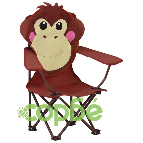 Детски градински столове, 2 бр, кафяви, текстил ➤ топ цена ➤ sorbe.bg