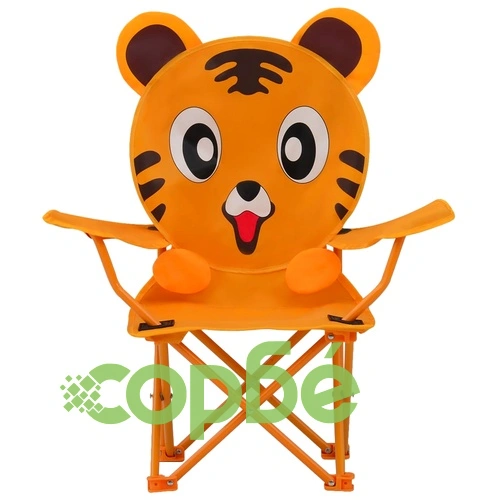 Детски градински столове, 2 бр, жълти, текстил ➤ топ цена ➤ sorbe.bg