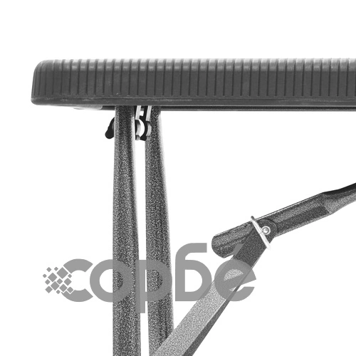 Сгъваеми градински пейки, 2 бр, 180 см, HDPE, черни ➤ топ цена ➤ sorbe.bg