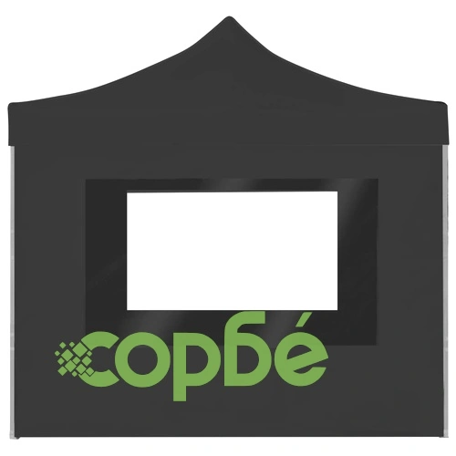 Професионална сгъваема шатра + стени алуминий 2x2 м антрацит ➤ топ цена ➤ sorbe.bg