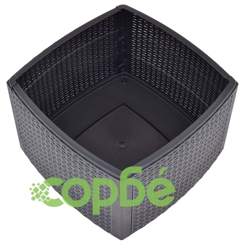 Странична маса, мока, 54x54x36,5 см, пластмаса ➤ топ цена ➤ sorbe.bg