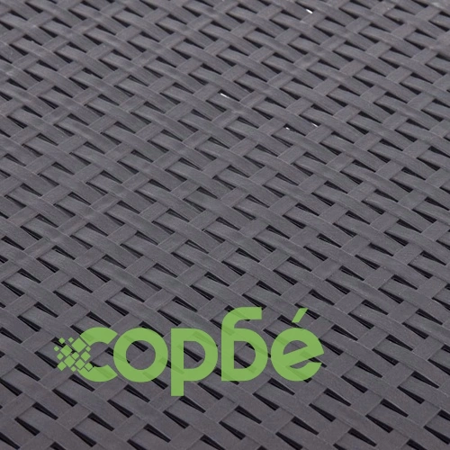 Странична маса, мока, 54x54x36,5 см, пластмаса ➤ топ цена ➤ sorbe.bg