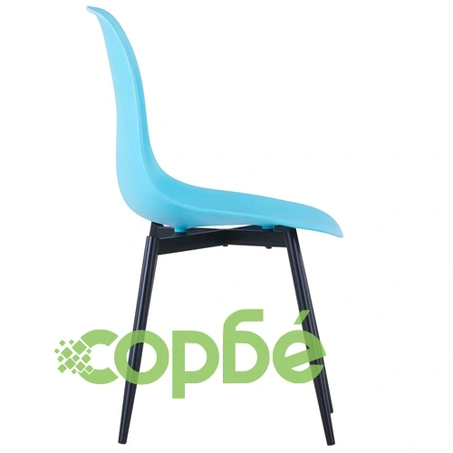 Трапезни столове, 6 бр, сини, PP ➤ топ цена ➤ sorbe.bg