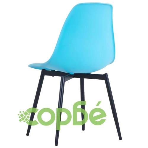 Трапезни столове, 6 бр, сини, PP ➤ топ цена ➤ sorbe.bg