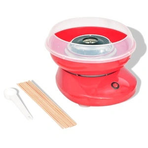 Машина за захарен памук, 480 W, червена 