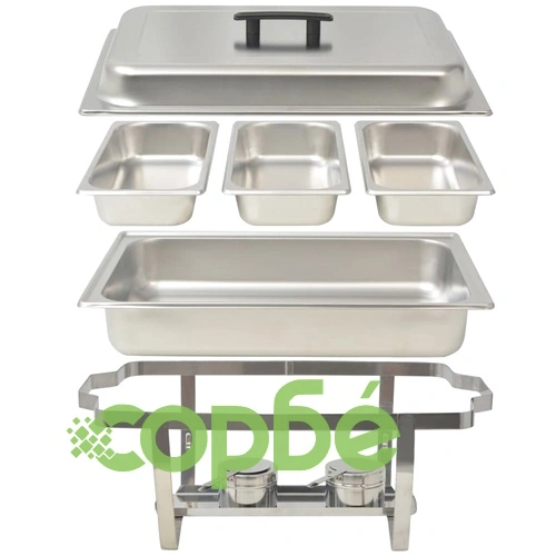 Комплект съдове за бен мари, 3 бр, неръждаема стомана ➤ топ цена ➤ sorbe.bg