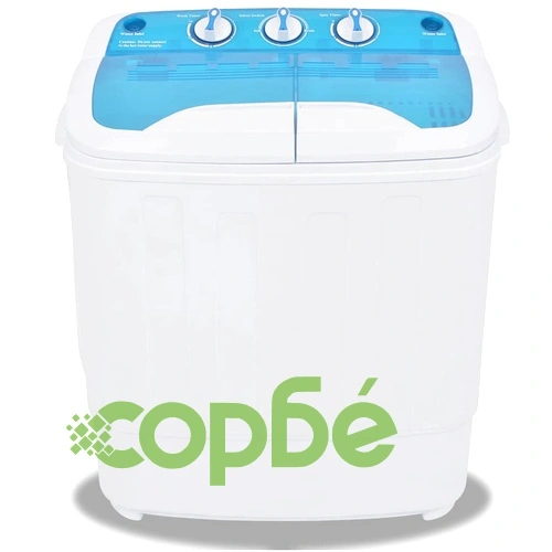 Мини перална машина с двоен казан 5,6 кг ➤ топ цена ➤ sorbe.bg