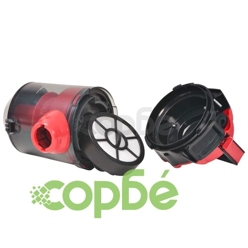 Прахосмукачка без торба мултициклон, настилки и килими, червена ➤ топ цена ➤ sorbe.bg