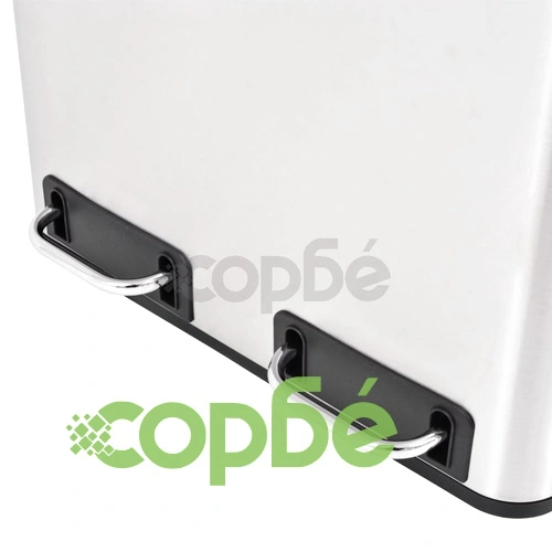 Кош за рециклиране на боклук с педал, неръждаема стомана, 30 л ➤ топ цена ➤ sorbe.bg