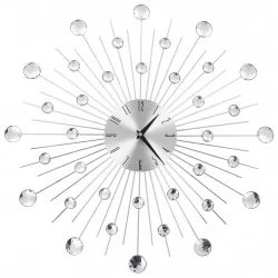 Стенен часовник с кварцов механизъм, модерен дизайн, 50 см