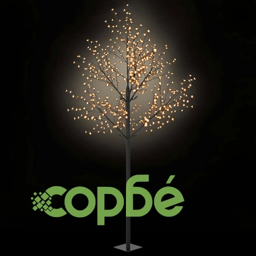 LED коледно дърво за закрито и открито, IP44 300 см, топло бяло ➤ топ цена ➤ sorbe.bg