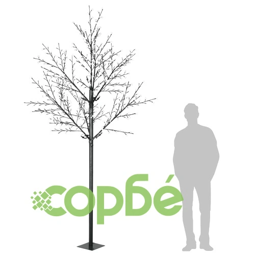 LED коледно дърво за закрито и открито, IP44 300 см, синьо ➤ топ цена ➤ sorbe.bg