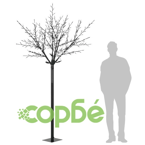 LED коледно дърво за закрито и открито, IP44 250 см, топло бяло ➤ топ цена ➤ sorbe.bg