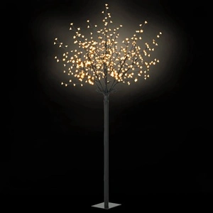 LED коледно дърво за закрито и открито, IP44 250 см, топло бяло