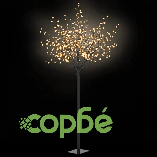 LED коледно дърво за закрито и открито, IP44 250 см, топло бяло ➤ топ цена ➤ sorbe.bg