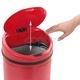 Кош за отпадъци със сензор, 52 л, червен