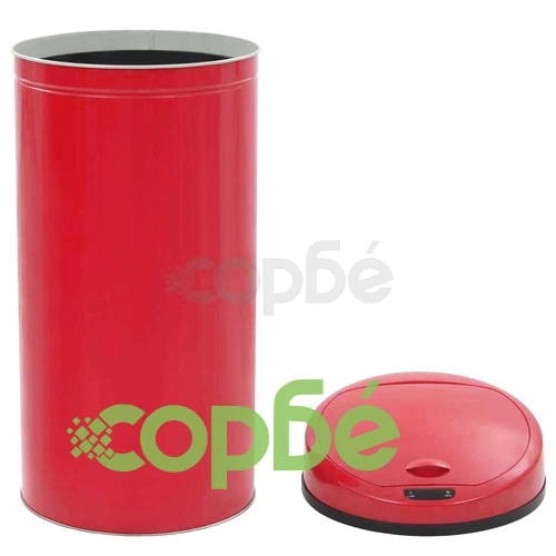 Кош за отпадъци със сензор, 52 л, червен ➤ топ цена ➤ sorbe.bg
