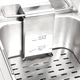 Електрически фритюрник, неръждаема стомана, 6 л, 2000 W