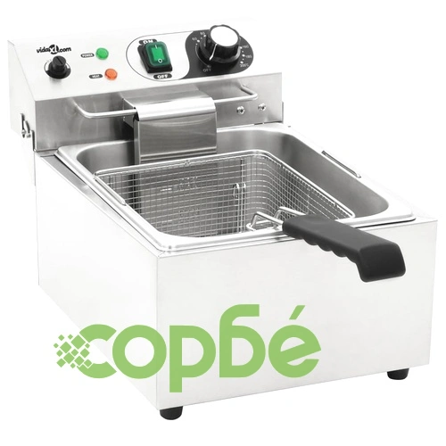 Електрически фритюрник, неръждаема стомана, 10 л, 3000 W ➤ топ цена ➤ sorbe.bg