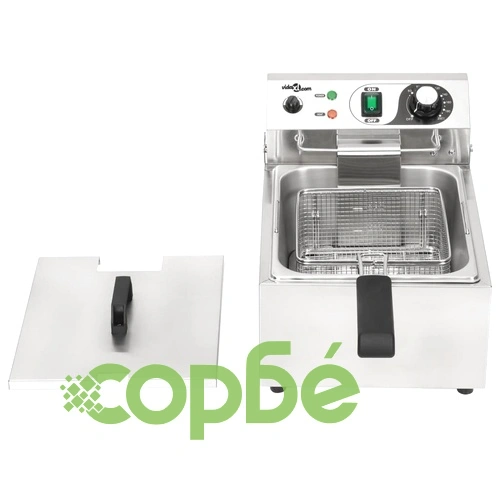 Електрически фритюрник, неръждаема стомана, 10 л, 3000 W ➤ топ цена ➤ sorbe.bg