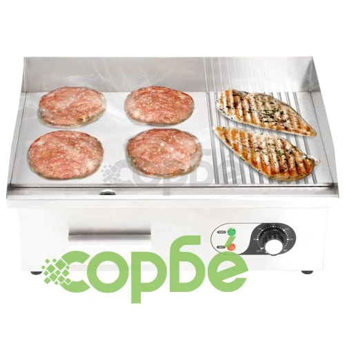 Електрическа скара, неръждаема стомана, 3000 W, 54x41x24 см ➤ топ цена ➤ sorbe.bg
