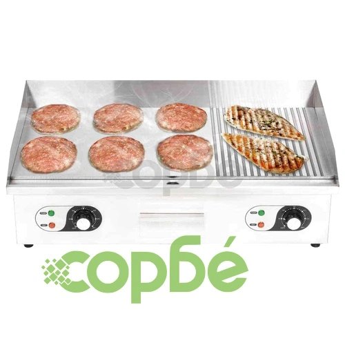 Електрическа скара, неръждаема стомана, 4400 W, 71x43x24 см  ➤ топ цена ➤ sorbe.bg