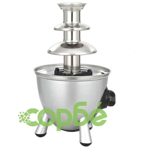 Фонтан за шоколад, неръждаема стомана, сребрист, 60 W ➤ топ цена ➤ sorbe.bg