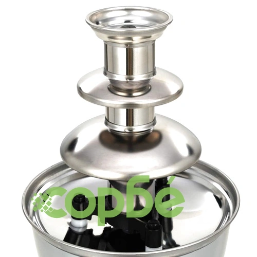 Фонтан за шоколад, неръждаема стомана, сребрист, 60 W ➤ топ цена ➤ sorbe.bg