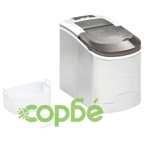 Ледогенератор, стребрист, 2,4 л, 15 кг/24 часа ➤ топ цена ➤ sorbe.bg