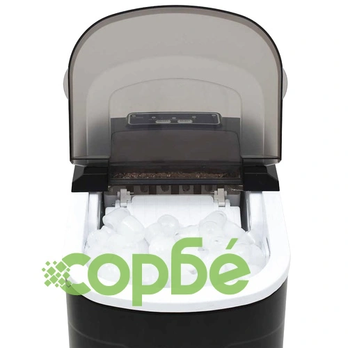 Ледогенератор, черен, 2,4 л, 15 кг/24 часа ➤ топ цена ➤ sorbe.bg