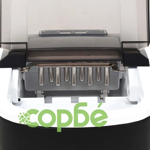 Ледогенератор, черен, 2,4 л, 15 кг/24 часа ➤ топ цена ➤ sorbe.bg