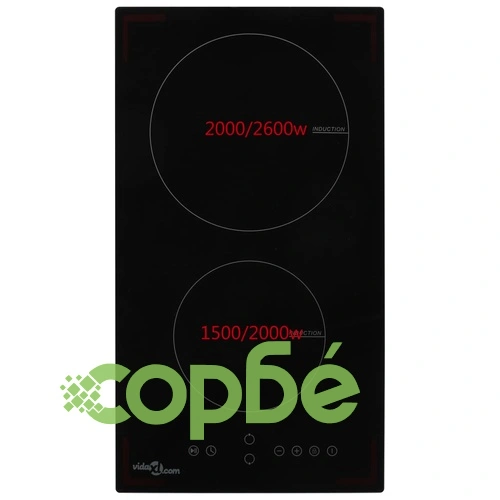Индукционен плот с 2 котлона, сензорен контрол, 3500 W ➤ топ цена ➤ sorbe.bg