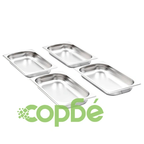 Гастронорм контейнери 12 бр GN 1/3 40 мм неръждаема стомана ➤ топ цена ➤ sorbe.bg