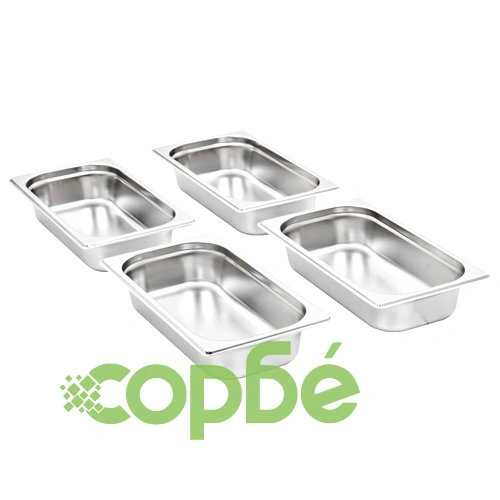 Гастронорм контейнери 8 бр GN 1/3 65 мм неръждаема стомана ➤ топ цена ➤ sorbe.bg