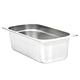 Гастронорм контейнери 8 бр GN 1/3 100 мм неръждаема стомана