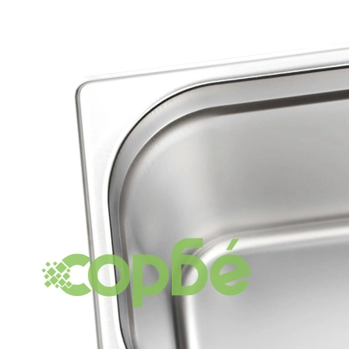 Гастронорм контейнери 4 бр GN 1/3 200 мм неръждаема стомана ➤ топ цена ➤ sorbe.bg