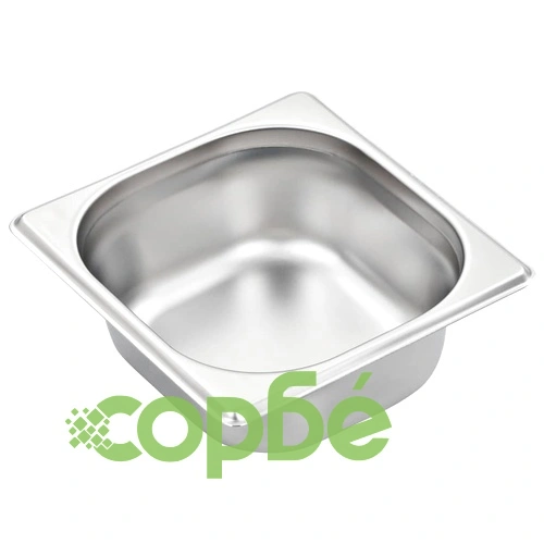 Гастронорм контейнери 12 бр GN 1/6 65 мм неръждаема стомана  ➤ топ цена ➤ sorbe.bg